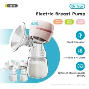 Dr.Isla intelligent electric breast pump with high suction power.